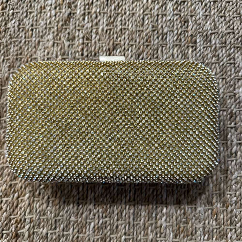 gold small clutch purse